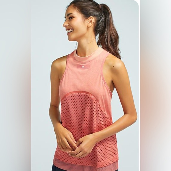 Adidas By Stella McCartney Yoga Mesh Tank Top XS in excellent condition - Picture 1 of 9